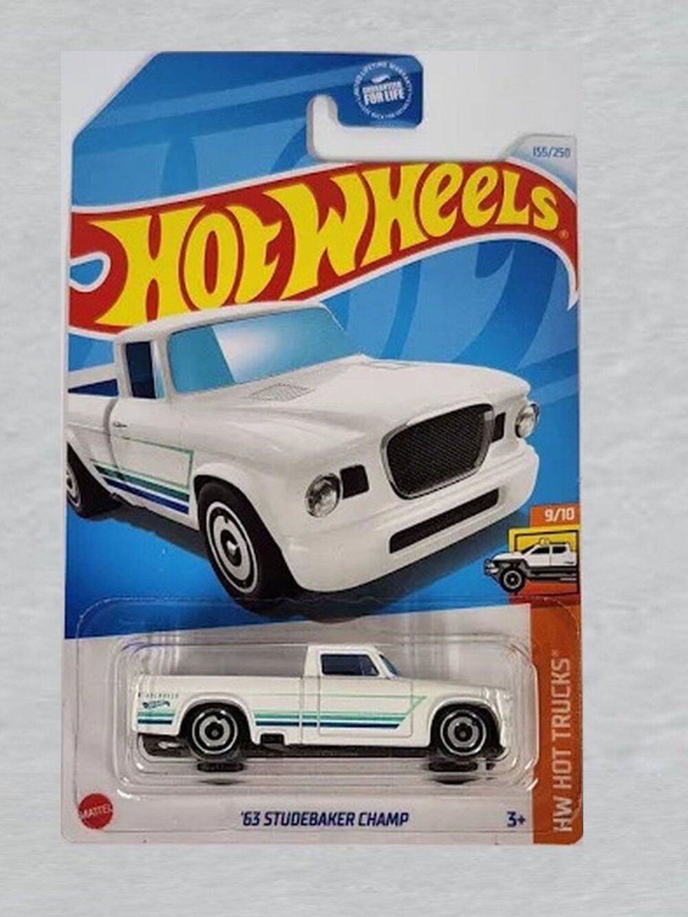 Hot Wheels '63 Studebaker Champ WHITE